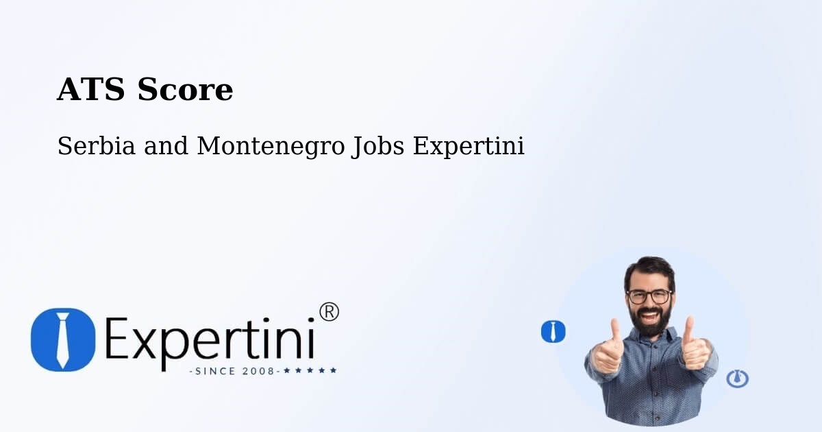 Resume ATS Score & Job Description Match Tool – Magog - Serbia and Montenegro Jobs Expertini