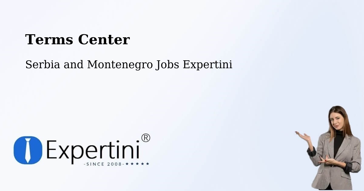 Terms of Service – Magog - Serbia and Montenegro Jobs Expertini